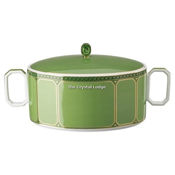 Swarovski_Signum_bowl_Porcelain_green_5635498 | The Crystal Lodge