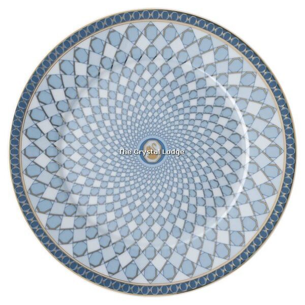 Swarovski_Signum_bread_plate_Porcelain_blue_5635535 | The Crystal Lodge