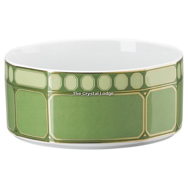 Swarovski_Signum_cereal_bowl_Porcelain_green_5635524 | The Crystal Lodge