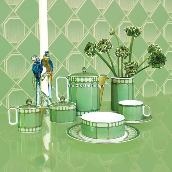 Swarovski_Signum_cereal_bowl_Porcelain_green_5635524 | The Crystal Lodge