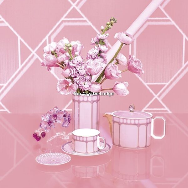 Swarovski_Signum_teacup_set_Porcelain_pink_green_5640063 | The Crystal Lodge
