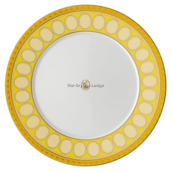 Swarovski_plate_set_porcelain_medium_blue_yellow_5640050 | The Crystal Lodge