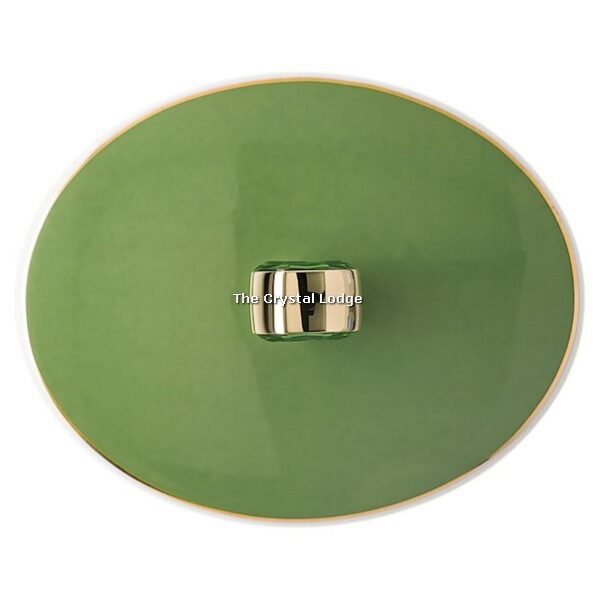 Swarovski_signum_sugar bowl_Porcelain_green_5635560 | The Crystal Lodge
