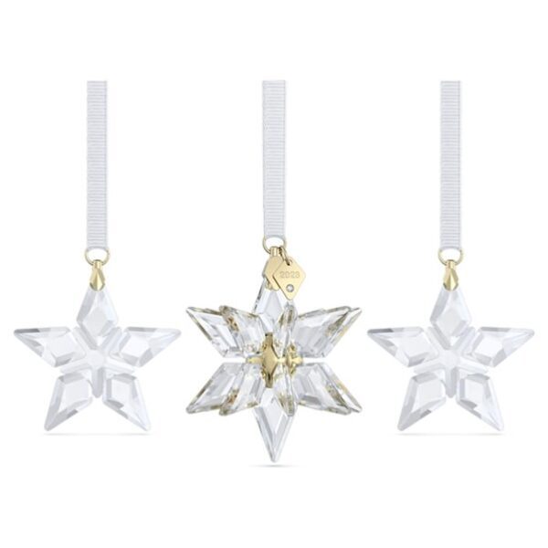 Swarovski_2023_annual_edition_3D_ornament_set_clear_5655102 | The Crystal Lodge