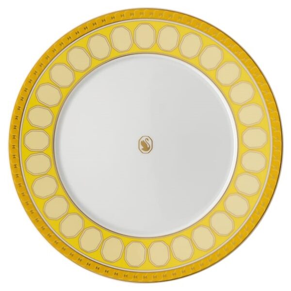 Swarovski_Signum_dinner_plate_yellow_5648479 | The Crystal Lodge