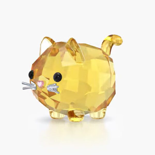 Swarovski_Chubby_cats_cat_yellow_5658325 | The Crystal Lodge
