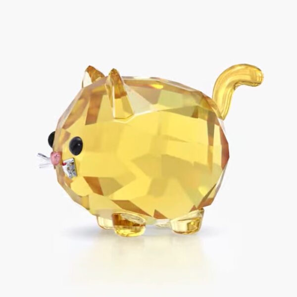 Swarovski_Chubby_cats_cat_yellow_5658325 | The Crystal Lodge