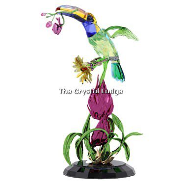 Swarovski_Idyllia_Toucan_and_dragon_fruit_totem_LE_5688469 | The Crystal Lodge