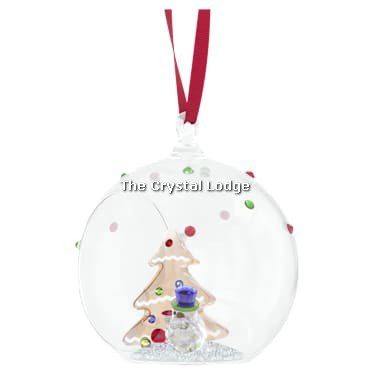 Swarovski_holiday_cheers_tree_and_snowman_ball_ornament_5701509 | The Crystal Lodge